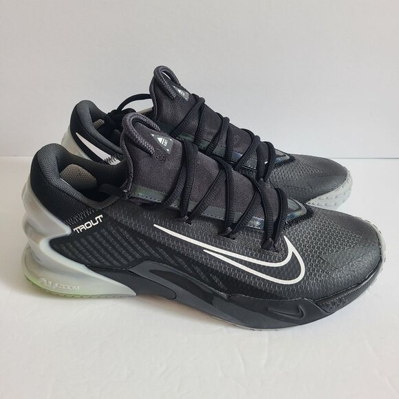 NEW Nike Force Zoom Trout 8 Turf Baseball Shoes DJ6522-010 Size 8 Black main image 7